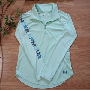Under Armour Junior Mint Green  Top Size Youth XL